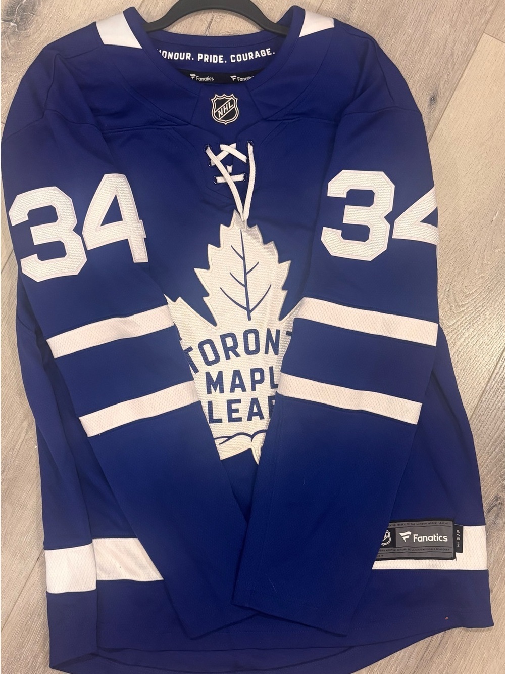 Toronto Maple Leafs Auston Matthews #34 Fanatics NHL Hockey Jersey Men’s Small